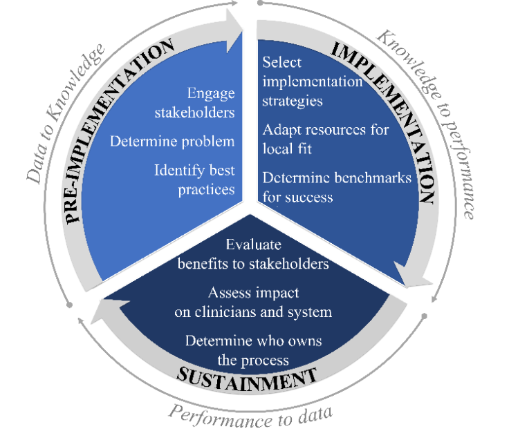 Picture of the QUERI Implementation Map